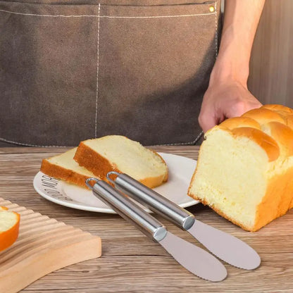 Stainless Steel Butter Spreader Knife – Mirror Polished, Dishwasher Safe, for Butter, Jam & Cheese