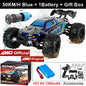 4WD RC Off-Road Car - 1:16 High-Speed Brushless Truck, 50-80KM/H, 4x4 Drift Racing Toy for Kids & Adults