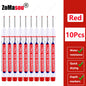 20mm Long-Head Deep Hole Marker Pens - Waterproof Fast-Dry Oil Markers for Wood, Metal & Glass (Red/Black/Blue/Green)