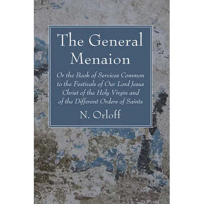 The General Menaion - Paperback