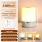 LED Motion Sensor Cabinet Light 15.7 in (40 cm) Dimmable Rechargeable Wireless Night Lamp for Kitchen Closet Wardrobe Living Room 3 Color Temperatures