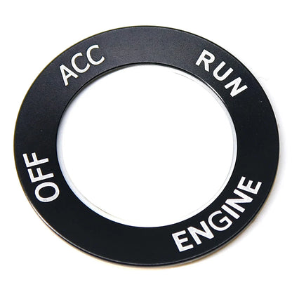 Aluminum Steering Wheel Button Trim Cover - Push Start/Stop Interior Accent for Charger Challenger RAM Durango