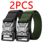 Tactical Waist Belt with Quick-Release Automatic Buckle — 1.5 in (3.7 cm) Durable Unisex Outdoor Belt