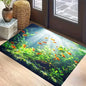 Sharks Glacier Door Mat Non-Slip Bathroom Floor Mat Microfiber Absorbent Machine Washable Mat for Bedroom Living Room Entrance