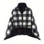 Wearable Blanket Shawl – Flannel Lazy Office Wrap