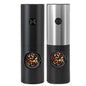 Electric Automatic Salt & Pepper Grinder Set — Battery-Powered Mill with LED Light & Adjustable Coarseness