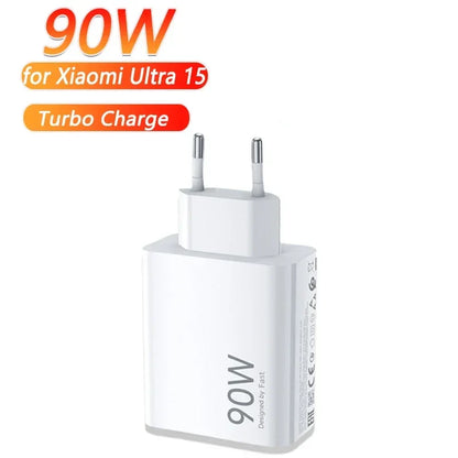 65W USB Quick Charger with USB-A to USB-C Fast Charging Cable – PD/QC Compatible, UL CE EMC Certified
