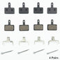 2/4/12-Pair Hydraulic Disc Brake Pads for Mountain Bikes — Resin, Semi-Metal & Ceramic Options