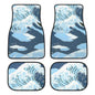 Great Wave Off Kanagawa 4-Piece All-Weather Car Floor Mats - Universal Fit for SUVs, Sedans, Trucks