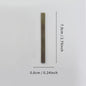 Bronze Self Adhesive House Number Metal English Alphabet Letters for Apartment Room Door Plate Table Mailbox Number Stickers 7cm