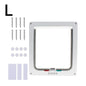 1-Pack Pet Door for Glass & Acrylic Panels — Two-Way Cat & Small Dog Flap