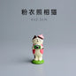 Cute Cat Bread Toast Model Toys Miniature Photography Props Figurines Gift Desktop Ornaments Figurine Decoration Crafts