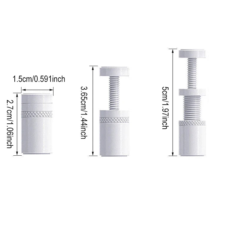 Adjustable GPU Support Bracket 27–120mm (1.06–4.72 in) White Aluminum Graphics Card Anti-Sag Holder