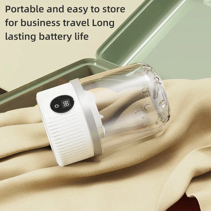 Mini Portable Electric Washer for Socks, Underwear & Pet Clothes - Wireless Rechargeable