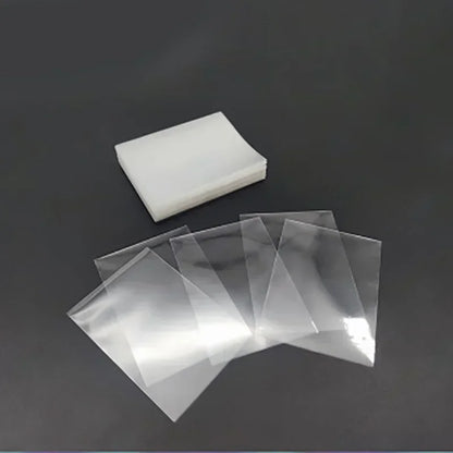 100-Pack Clear Card Sleeves (Assorted Sizes) for Magic Pokémon Tarot Poker & Board Games
