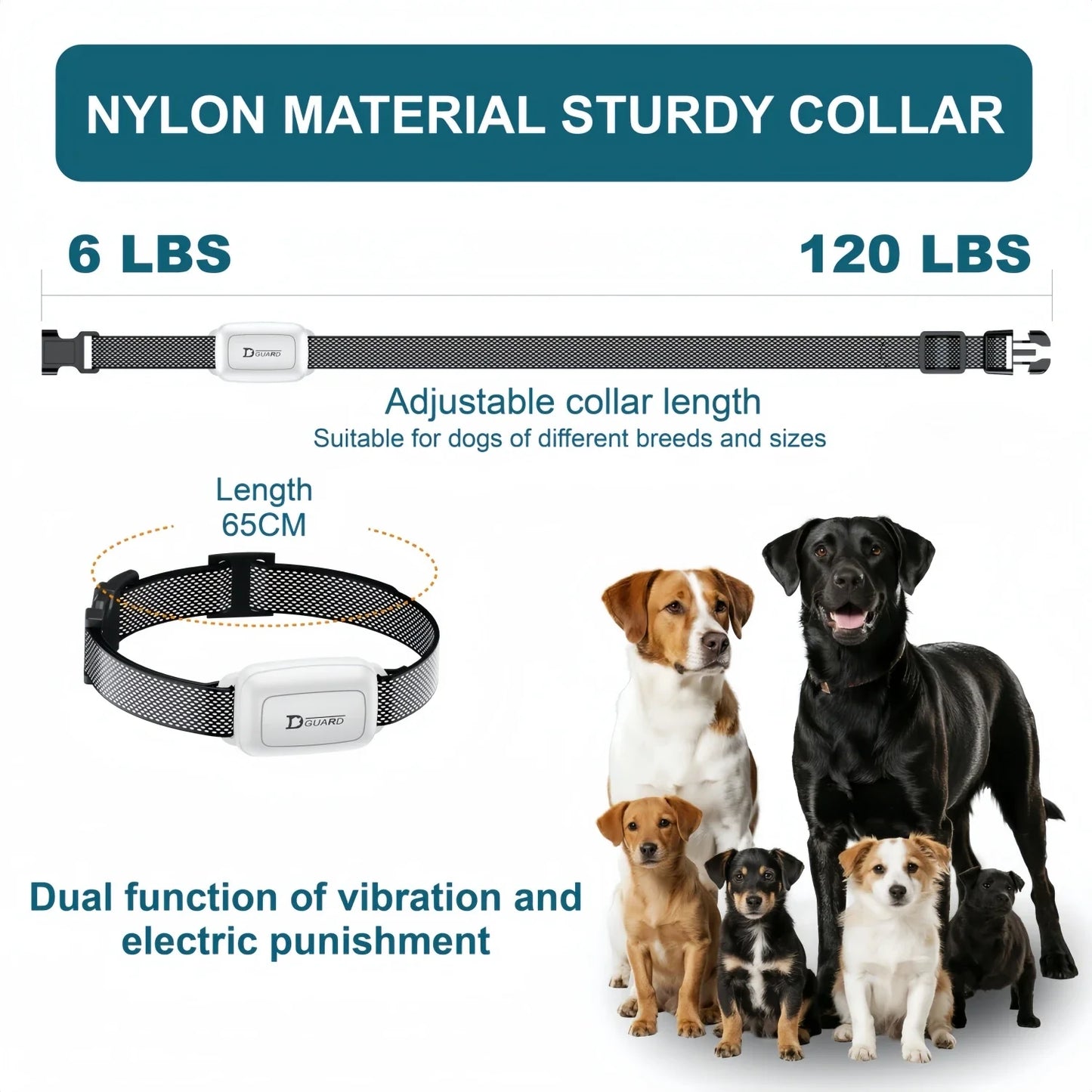 Electric Dog Training Collar – Waterproof Anti-Bark Remote Control