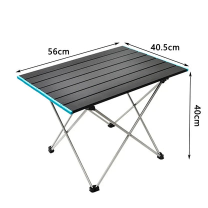 Ultralight Portable Folding Camping Table - High-Strength Aluminum Picnic & BBQ Table