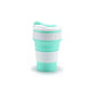 12 Oz Reusable Silicone Collapsible Cups with Lid for Camping 350ml 500ml Portable Folding Coffee Cups for Travel
