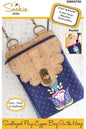 Scalloped Flap Cross Body Zipper Bag - ITH