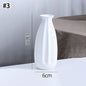 White Ceramic Bud Vase Nordic Matte Decorative Vase for Home Living Room Tabletop Flower Arrangements Photo Props