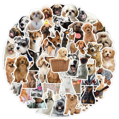 10/30/50pcs Funny Cute Pet Dog Graffiti Stickers Cartoon Decals Laptop Notebook Suitcase Phone Diary Stationery Sticker Kids Toy