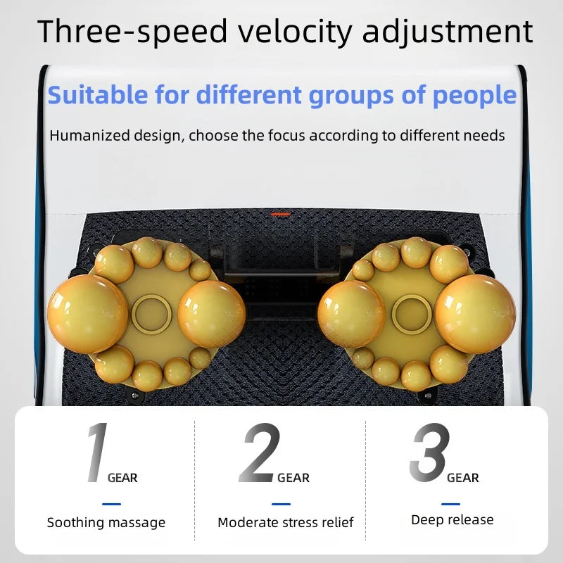 Neck Massager Shiatsu Neck Massager with Heat Electric Back Massager for Shoulder Back Leg Deep Tissue Kneading Massage Pillow