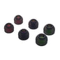 Sonic Silicone Earbud Tips - Corrugated Medical-Grade Ear Tips 3-Pair (S/M/L)