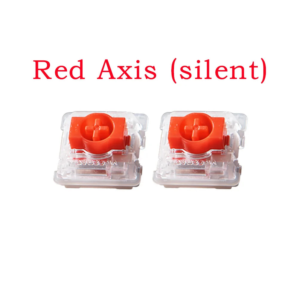 Fashion Solid Color Cross Keycap High Transparency Short Tripod Shaft For Free Accessories