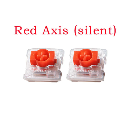 Fashion Solid Color Cross Keycap High Transparency Short Tripod Shaft For Free Accessories