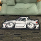 VIKAMA Japanese Shaped Trend Car Carpet Bedroom Living Room Carpet Children's Room Bedside Decorative Cushion