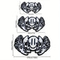 VIKAMA Creative Skull-Shaped Floor Mat Is Non-Slip And Dirt-Proof. Home Decoration Carpet In Living Rooms, Bedrooms, Entrance