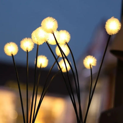 1PC Solar LED Dandelion Garden Lights, 6-Head 2 Modes Lawn Lamp,Ideal Landscape Lighting For Garden,Lawn,Yard,Pathway,Balcony