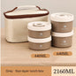 Lunch Box Portable Insulated Lunch Container Set Stackable Bento Stainless Steel Lunch Container
