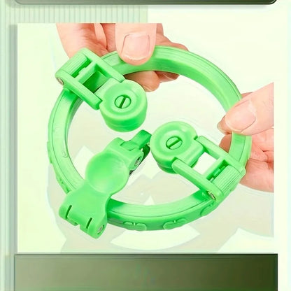 Handheld Rotating Fruit Slicer Spiralizer – Ergonomic Apple & Pear Peeler Kitchen Gadget