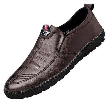 Men's PU Leather Loafers - Breathable Non-Slip Slip-On Casual Driving & Office Shoes