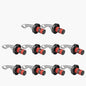 Press Vacuum Wine Bottle Stopper - Stainless Steel & Silicone Wine & Champagne Seal (1–10 Pack)