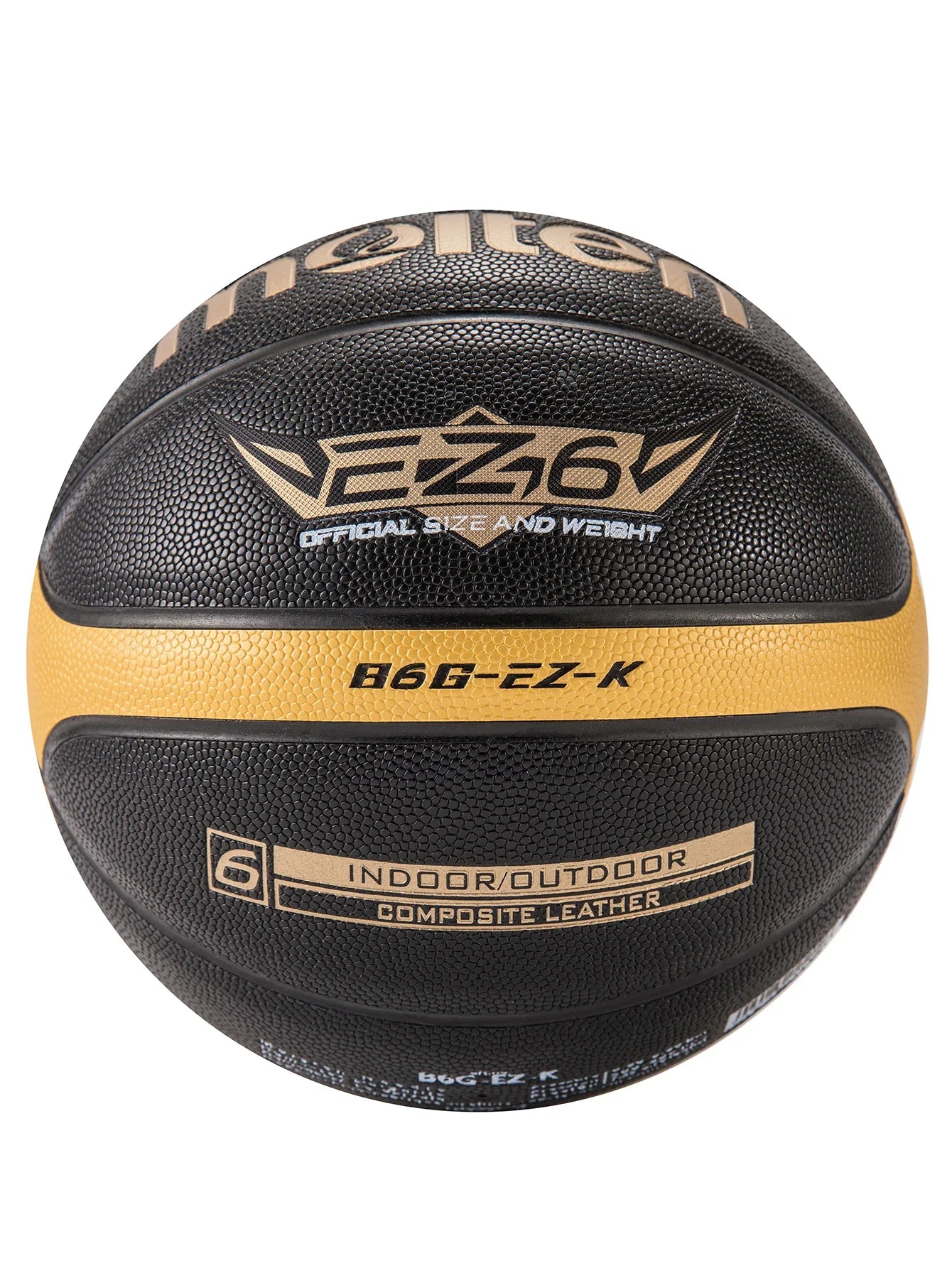 Official PU Basketball — Indoor/Outdoor Training, Sizes 5/6/7