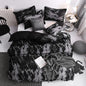 3-Piece Duvet Cover Set with 2 Pillowcases – 100% Polyester Printed Quilt Cover for Single/Double/Queen/King Beds