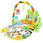 Baby Musical Play Mat with Light-Up Piano Keyboard - Activity Gym & Tummy Time Mat for Infants
