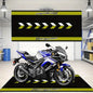 VIKAMA Racing Carpet, Dirt-Resistant And Anti-Slip, Bedroom Bedside Blanket, Motorcycle Parking Floor Mat, Home Decoration