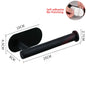 Self-Adhesive Stainless Steel Toilet Paper Holder — No-Drill Wall Mount Tissue & Towel Dispenser (Holds up to 30 cm / 11.8 in)