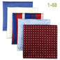 5-Pack Men's Microfiber Pocket Squares 12.6 in (32 cm) - Jacquard Woven Wedding & Formal Handkerchiefs, Assorted Patterns