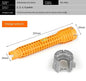 Multi-Functional Faucet Basin Socket Wrench - Chrome-Plated 4- and 6-Point Sink Nut Installation Tool