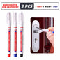 20mm Deep-Reach Long Nib Marker Pen for Wood & Metal — Waterproof Carpenter Marking Pen, 13.7cm (5.4in), Multi-Pack (1–40 pcs)