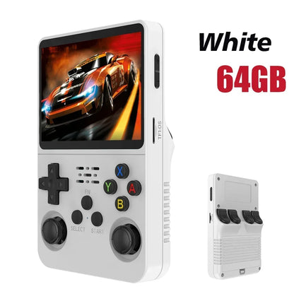 Open Source Retro Handheld Game Console Linux Portable Pocket Player 3.5-inch (8.9 cm) IPS Screen, 64GB or 128GB Preloaded Games