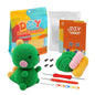 Fenrry Dinosaur Shape Doll Ornaments Hand Made Woven Crochet Wool Diy Crochet Knitted Material Bag Complete Set