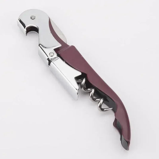 Double Fulcrum Seahorse Wine Corkscrew Stainless Steel Multi-Purpose Bottle & Beer Opener
