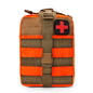 Tactical Molle IFAK First Aid Waist Pack – EDC Medical Pouch for Hunting, Hiking & Camping