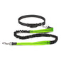 Hands-Free Dog Leash – Adjustable Waist Belt & Chest Strap, Reflective Running Jogging Leash 27.5–47 in (70–120 cm) Waist, 50–70 in (125–180 cm) Leash