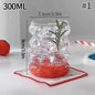 Clear Tall Glass Coffee Mug – Iced Coffee, Milk, Juice & Cocktail Drinkware